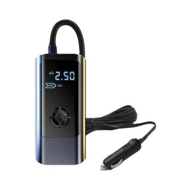 Imagem de Bomba De Ar Portátil 12V Recarregável 8000mAh Sem Fio Para Carro E Mot