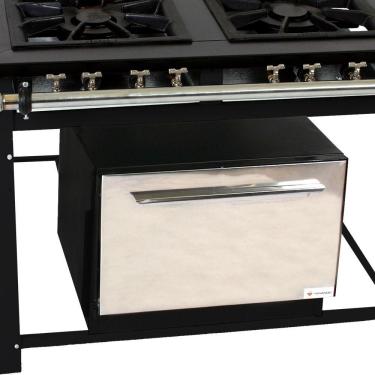 Imagem de Fogão Industrial Venâncio 4 Bocas Duplas A Gás Baixa Pressão Com Forno M4fd4