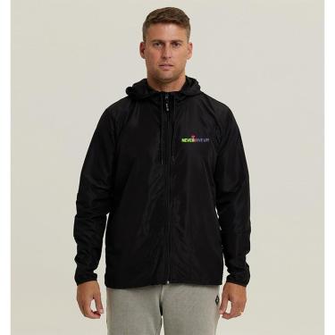 Imagem de Jaqueta Corta Vento Impermeável Masculino WSS Brasil Gym Never Give Up-Masculino