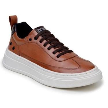 Imagem de Tênis 100% Couro Legitimo Parra Boots Masculino Moderno Confortável Leve 5800-Masculino