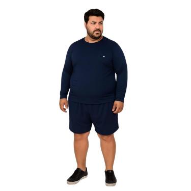 Imagem de Camiseta Manga Longa Com Proteção UV FPS50 Plus Size-Masculino