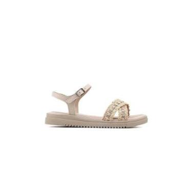 Imagem de Sandália Infantil Pink Cats Flatform V4802 Bege-Feminino