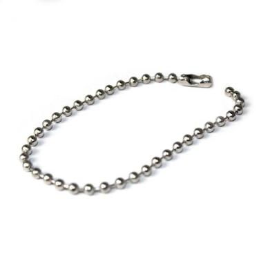 Imagem de Corrente De Bolinha 12cm C/ Canoa Para Chaveiro 500 Unidades - RUSSO A