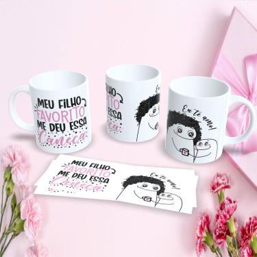Imagem de Caneca Dia das Mães Flork Estampa 14 Presente Criativo em Porcelana com Impressão por S...