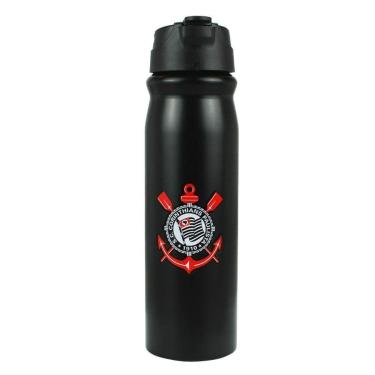 Imagem de Garrafa Alumínio Canudo 650ml - Corinthians-Unissex