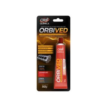 Imagem de Cola Silicone Vermelho Alta Temperatura Orbived 50g - ORBI QUIMICA Sub