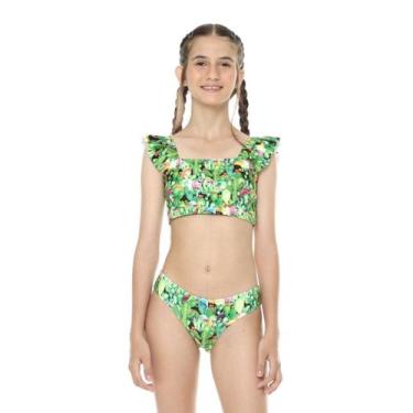 Imagem de Biquíni Infantil Proteção UPF50+ Julie - Camaleão - Verão 2024 - Banho