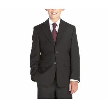Imagem de Terno Wl Oxford Infantil Calça Blaser 2BT - WL Ternos, 4, Preto