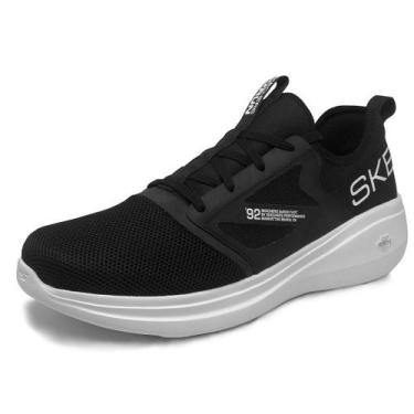 Imagem de Tenis Masculino Running Skechers Go Run Fast 2.0 894258br, Preto, Bran