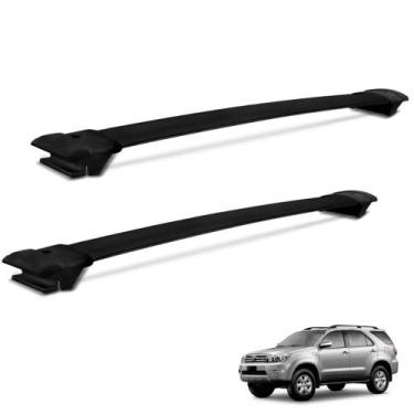 Imagem de Rack Travessa de Teto Hilux Sw4 2005 a 2015 Alumínio Preto - Track