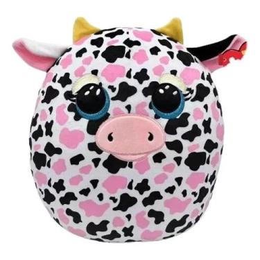 Imagem de Pelucia Ty Squish a Boo Vaquinha Milkshake 22 Cm - Toyng 046243