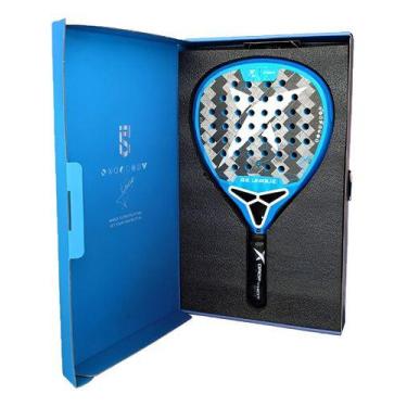 Imagem de Raquete De Padel Drop Shot Axion Attack 1.5 Sanz Carbono 24k