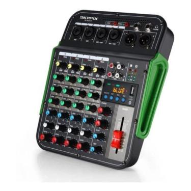 Imagem de Mesa De Som Mixer SKMG6BT 4 Canais Interface De Áudio Usb/BT - Skypix