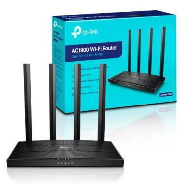 Imagem de Roteador Wireless Gigabit Dual Band 1300mbps AC1900 MU-MIMO Archer C80