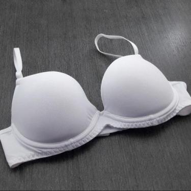 Imagem de Sutiã Bojo Confort Alça Fina Cor:BrancoTamanho:42 - Tiê Lingerie, Bran
