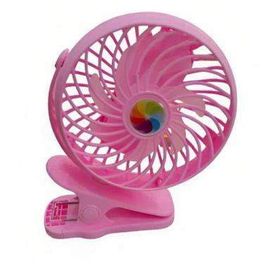 Imagem de Mini Ventilador USB Recarregável N240147-0 Rosa - Quanhe