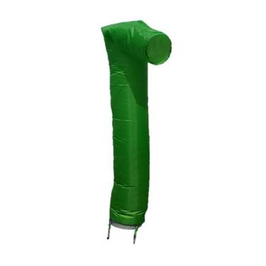 Imagem de Canudo Biruta de 3,80m com  Exaustor de 40cm Bivolt - AG Ramos, Verde 