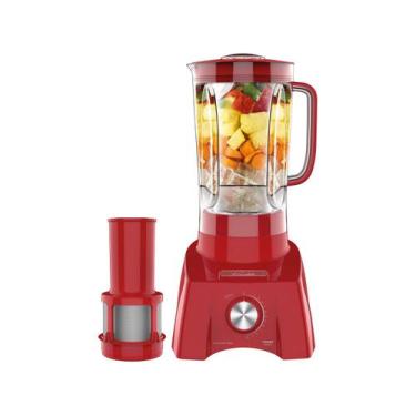 Imagem de Liquidificador philco alta potencia 1200w vermelho c/ filtro 220v - Br