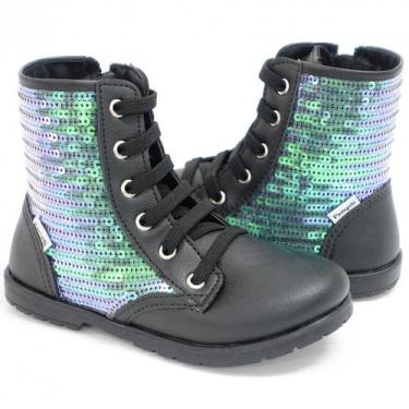 Imagem de Bota Menina Pampili 141066, Preto, 22