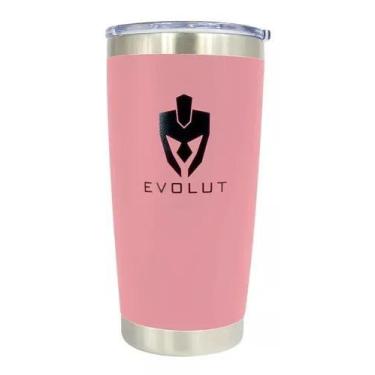 Imagem de Copo Térmico de Cerveja Beer Rosa 473 ml Evolut Original