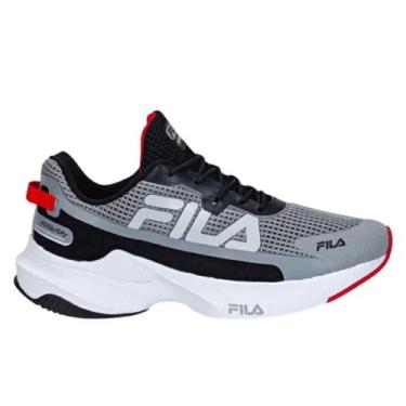 Imagem de Tênis Esportivo Corrida Masculino Fila Recovery Cinza, Cinza, 42