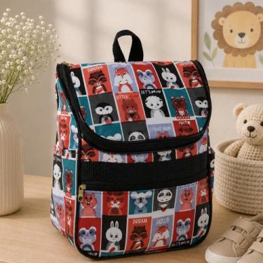 Imagem de Mochila Maternidade Média Elegante Espaçosa Prática Resistente Cor:Pre