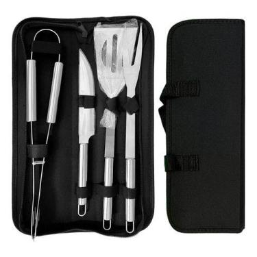 Imagem de Kit Churrasco 4 Peças - Nilo-imports