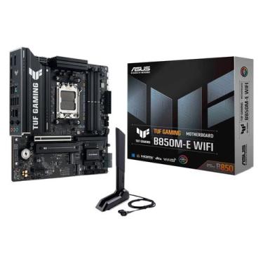 Imagem de Placa Mãe Asus TUF Gaming B850M-E WiFi Socket AM5 Chipset AMD X850 DDR