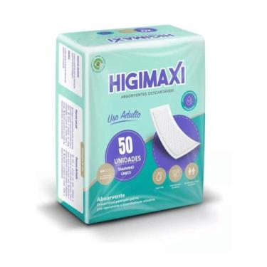Imagem de Absorventes descartáveis com gel higimaxi com 50 unidades
