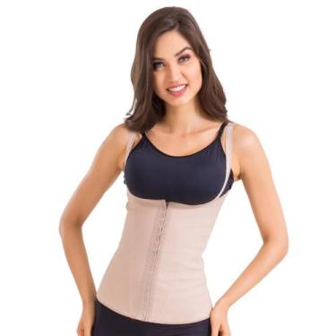 Imagem de Cinta Modeladora Emborrachada Feminina Body Corselet Esbelt, Chocolate