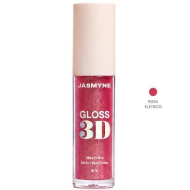Imagem de Gloss Labial 3D Jasmyne Ultra Brilho 4ml Ref.: J0133, Rosa Elétrico
