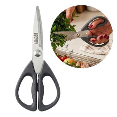 Imagem de Tesoura de Cozinha Para Ervas Talos Aço Inox Picar Utensílio - Baker's