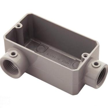 Imagem de Condulete fixo 3/4" tipo "LR" - sem tampa / rosca BSP / com pintura el