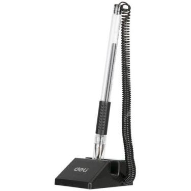Imagem de Caneta para Balcão Daily com Suporte Mini 0,5MM PT Blister - Deli