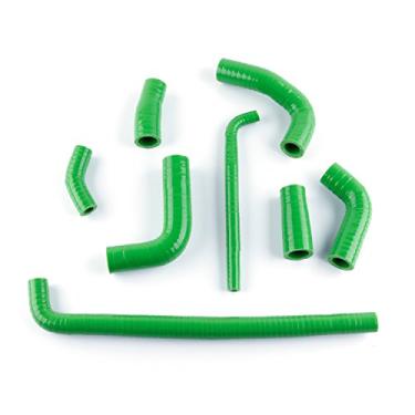 Imagem de LUXERAD Kit de mangueira de radiador de refrigeração de silicone serve para Kawasaki Ninja 250R EX250F 08-12 (verde)
