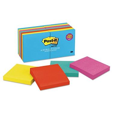 Imagem de Post-it 65414AU Post-it Notes,Value Pk, 3-Inch x3-Inch,14/PK, 100 Sh/Pad, Jaipur