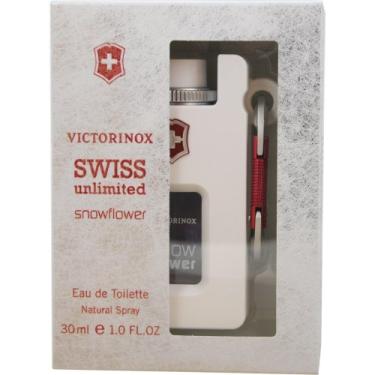 Imagem de Swiss Army Eau De Toilette Spray Swiss Unlimited Snowflower feminino, 30 ml