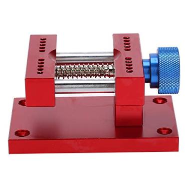 Imagem de Suporte de caixa de relógio, ferramenta de reparo de movimento de base ferramenta de reparo de relógio de metal para relojoeiro para reparo de relógio reparador(vermelho)