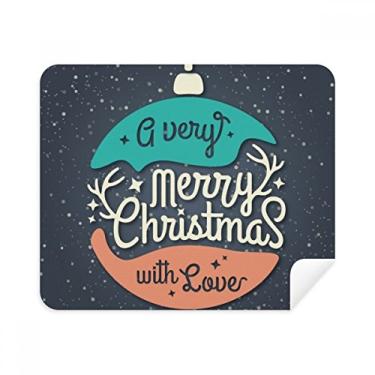 Imagem de Pano de limpeza com ilustração em guirlanda colorida para limpeza de tela, 2 peças, tecido de camurça