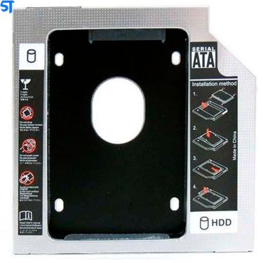 Imagem de Gaveta Caddy Adaptador Para Segundo HD de Notebook ou Ssd 9.5mm Bringit