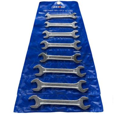 Imagem de Jogo De Chaves Fixas 6 A 22Mm Com 08 Peças-Excellent-1Xn