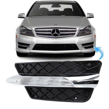 Imagem de Farol Milha Led Mercedes C180 C200 C250 C300 C350 2011 2014