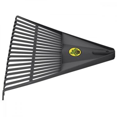 Imagem de Vassoura com 18 Dentes em Polipropileno Preto Sem Cabo