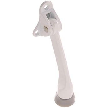 Imagem de The Hillman Group 851342 Batente de porta de 10 cm (4 polegadas), branco