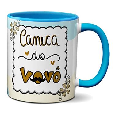Imagem de Caneca Do Vovô Feliz Dia Dos Avôs Presente Criativo (Azul)