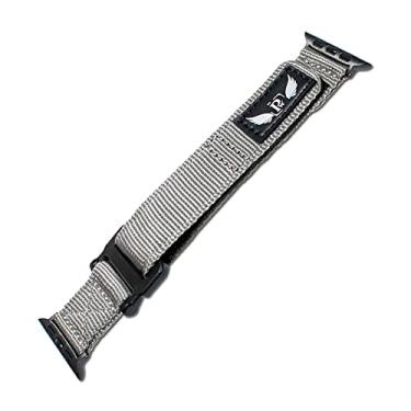 Imagem de Pulseira Personalize Watch Nylon Militar compativel com Apple Watch 41mm 40mm 38mm (Cinza Boreal)