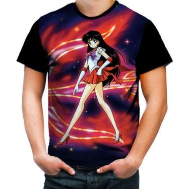 Imagem de Camisa Camiseta Rei Hino Sailor Mars Sailor Moon Art Hd 11 - Dias No E