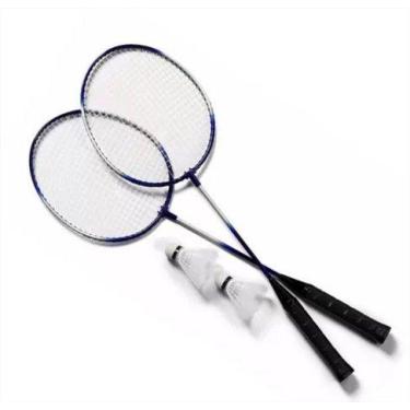 Imagem de Raquetes Badminton Com Peteca Kit Para Jogar