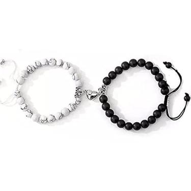 Imagem de Presentes de relacionamento para casais pulseiras combinando para melhores amigos presentes de aniversário para mulheres presentes de amizade para homens - pulseira de amizade para melhores amigos para 2, pequeno, Small
