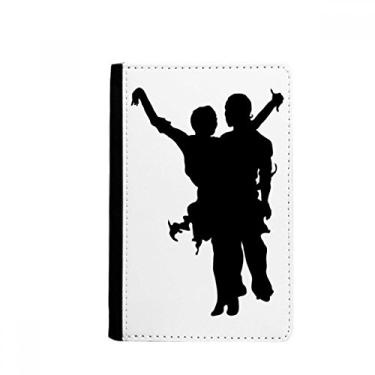 Imagem de Carteira para passaporte Performance Dancer Duet Dance Art Notecase Burse Capa para Cartão, Multicolor